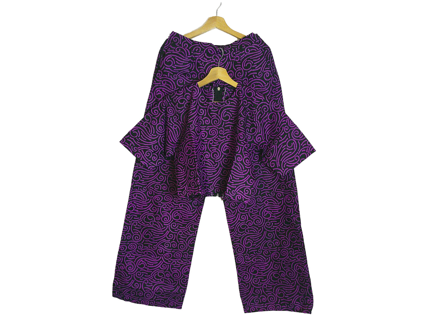 Elegant Ready-To-Wear Ankara Two-Piece Pants And Crop Top, High Quality African clothing for Women