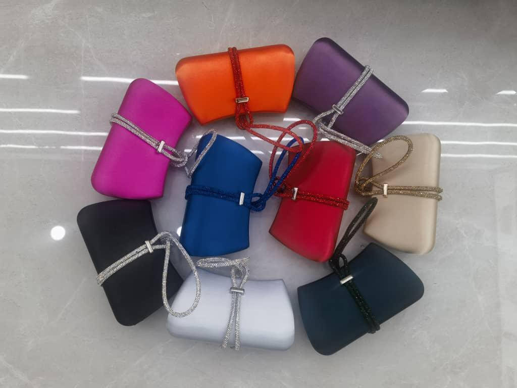 Elegant Dazzling Glittered Mini Evening Bag, Simple and Chic Design Trendy clutch for Formal Occasions, Dinners and Parties