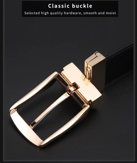 Men's Reversible Belt: 2-in-1 Design for Casual Dress Pants and Shirts