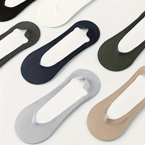 3 Pairs Invisible Socks Girls Non Slip Low Cut Invisible Liner Footies Thin Silk Socks For Flats Loafers